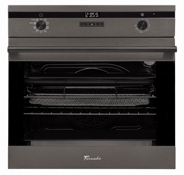 Cuptor electric incorporabil Tornado Eclipse, 73 l, soft close, 9 functii, Clasa A, Dark Inox [5]