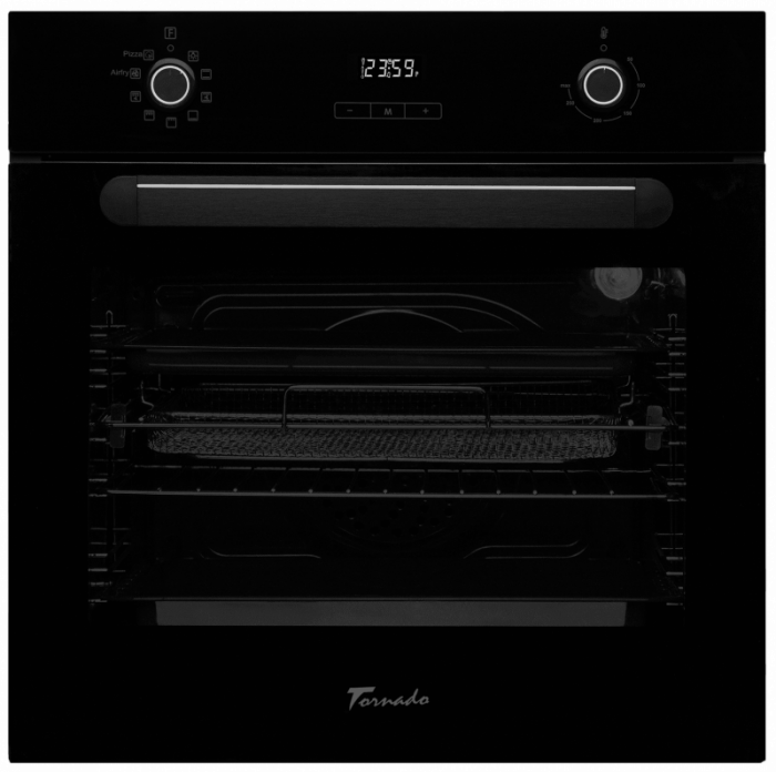 Cuptor electric incorporabil Tornado Simphony, 73 l, soft close, 9 functii, Clasa A, Negru [14]