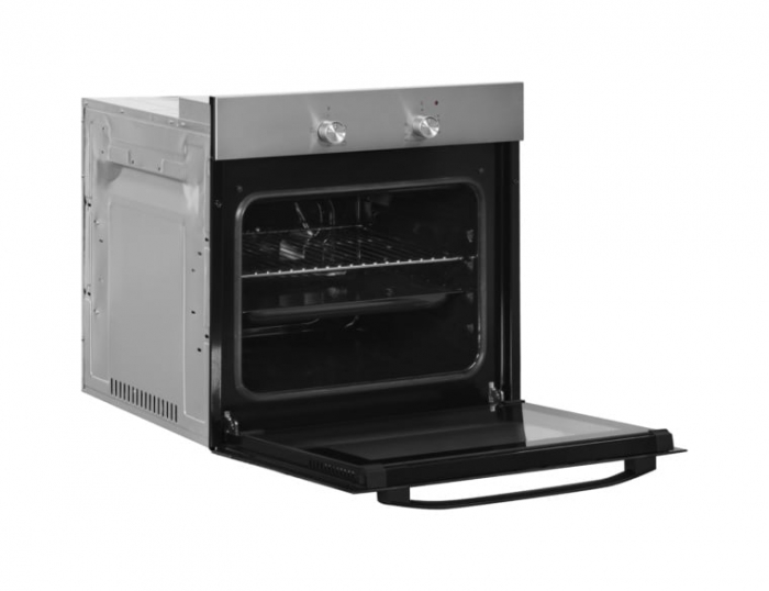 Cuptor incorporabil VIVAX BO-624MH X, Electric, Clasa A, 62L, Trei programe, Grill, Temperatura ajustabila, 2200W, Lumina, Ventilatie tangentiala de racire, Sticla neagra [3]