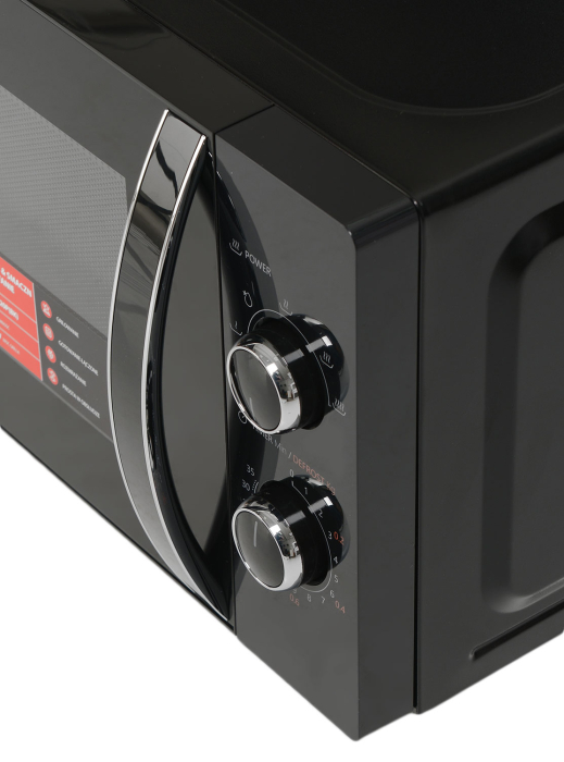 Cuptor microunde Toshiba, volum 20L, control mecanic, 800W, 5 niveluri putere, iluminare LED, negru [3]
