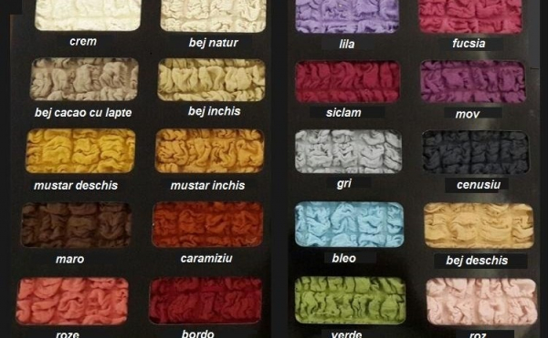Cuvertură pat cu 2 fețe de pernă – culoare cacao cu lapte [3]
