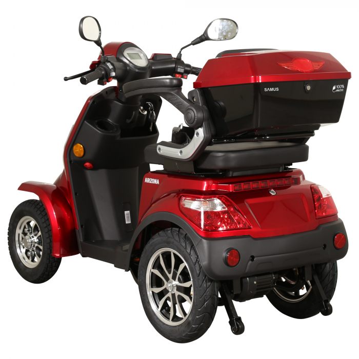 Cvadriciclu electric Samus Arizona 4R1 1000W 60V 20Ah Autonomie 50 km 3 viteze Rosu [4]
