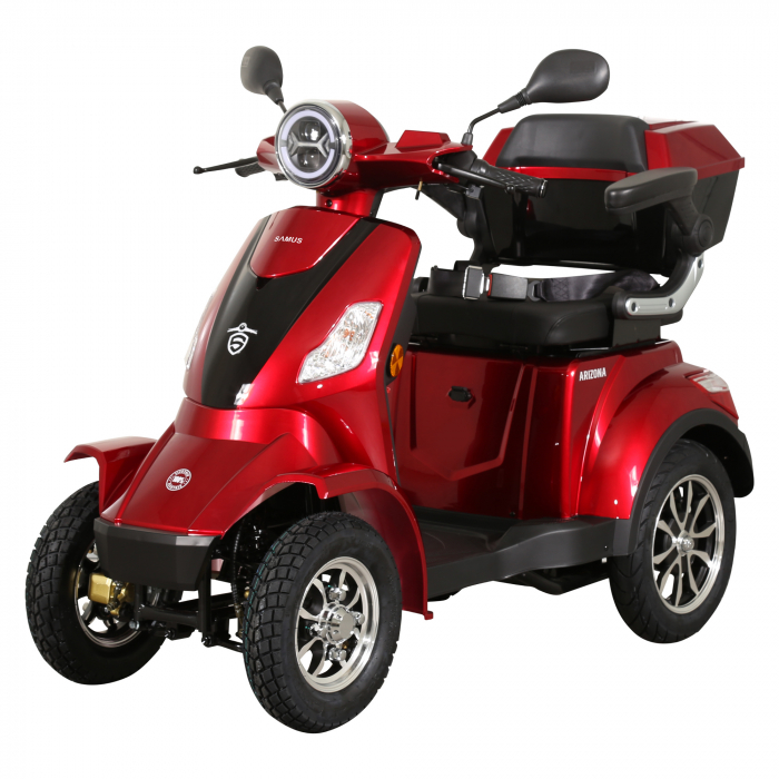 Cvadriciclu electric Samus Arizona 4R1 1000W 60V 20Ah Autonomie 50 km 3 viteze Rosu [1]