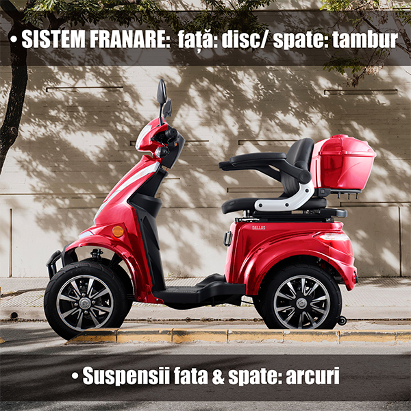 Cvadriciclu electric Samus Dallas-4R1-10T1000-60V20-Red [8]