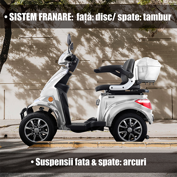 Cvadriciclu electric Samus Dallas-4R1-10T1000-60V20-Silver [8]