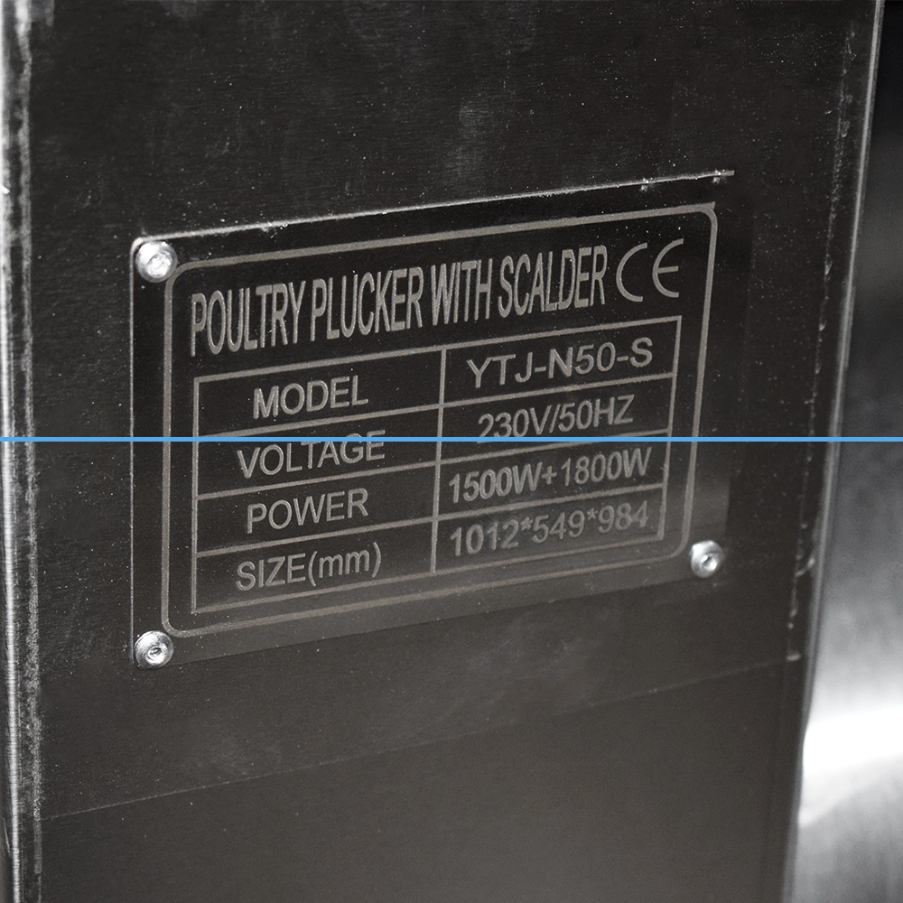 Deplumator cu 136 degete, putere 1500W, cu oparitor 1800W – echipament profesional pentru dezosare rapidă păsări [4]