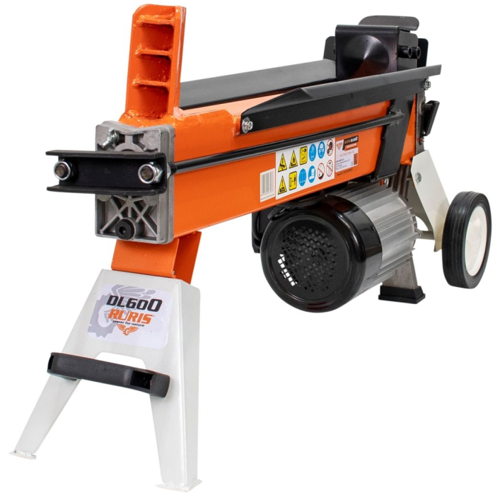 Despicator de lemne electric RURIS DL600, 6 tone, 2200W, 230V, diametru despicare 50-250 mm, lungime 520 mm, rezervor hidraulic 3L, roți transport [7]