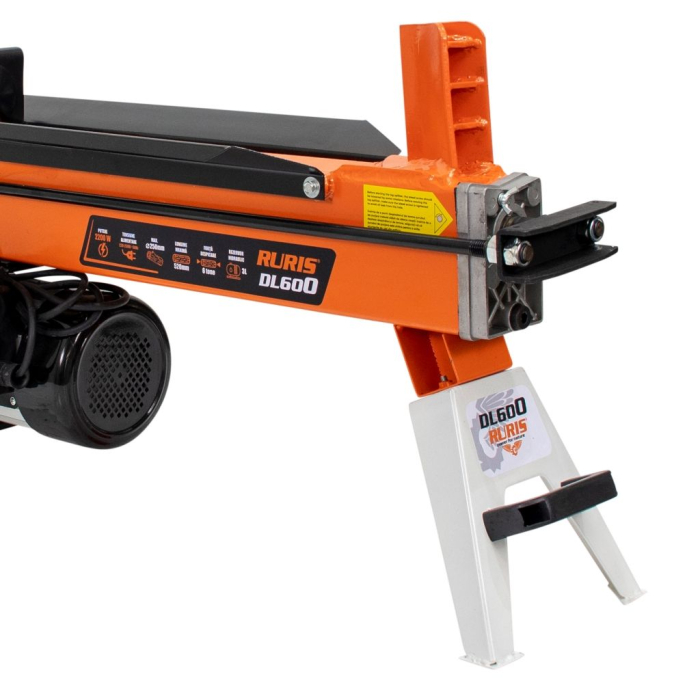 Despicator de lemne electric RURIS DL600, 6 tone, 2200W, 230V, diametru despicare 50-250 mm, lungime 520 mm, rezervor hidraulic 3L, roți transport [3]