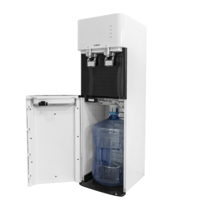 Dozator apa Samus WDSF-253CW, putere incalzire 500 W, debit maxim apa calda: 5 litri/h, compresor pentru racire, siguranta copii, Alb [2]