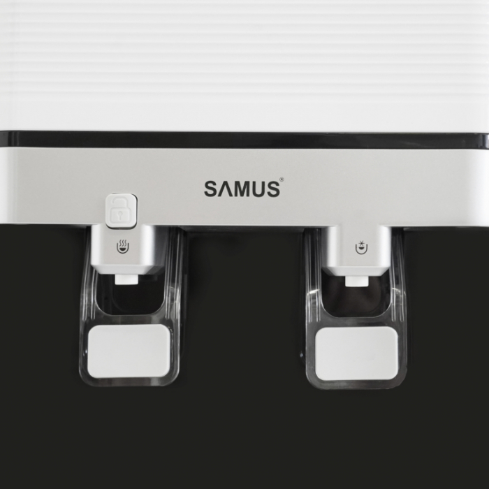 Dozator apa Samus WDST-251CW, putere incalzire 500 W, debit maxim apa calda: 5 litri/h, compresor pentru racire, siguranta copii, Alb [4]