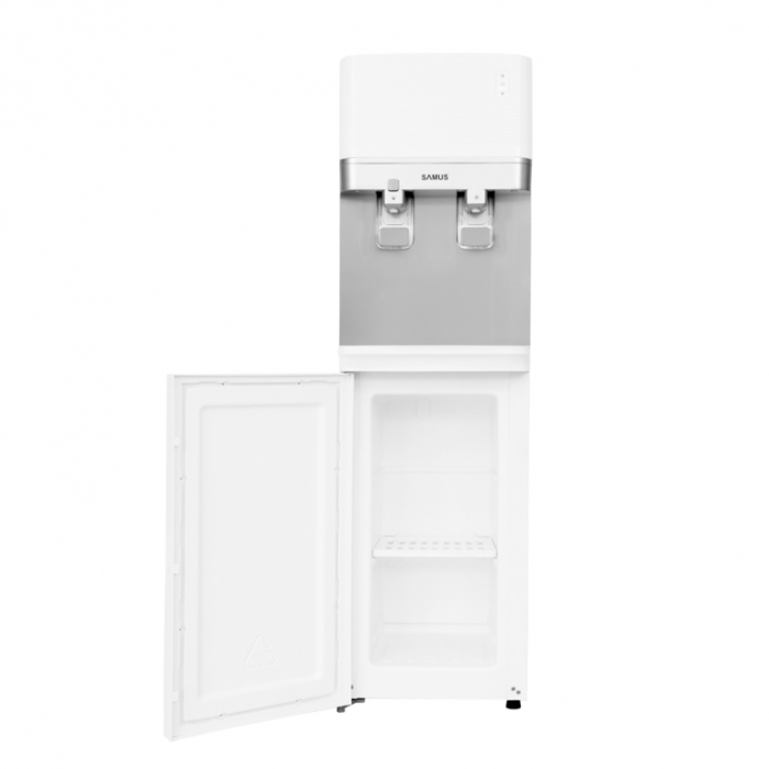 Dozator apa Samus WDST-252CWS, putere incalzire 500 W, debit maxim apa calda: 5 litri/h, compresor pentru racire, siguranta copii, Argintiu/Alb [2]