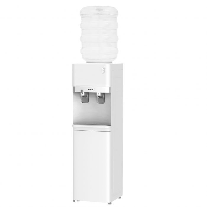 Dozator apa Samus WDST-252CWS, putere incalzire 500 W, debit maxim apa calda: 5 litri/h, compresor pentru racire, siguranta copii, Argintiu/Alb [7]