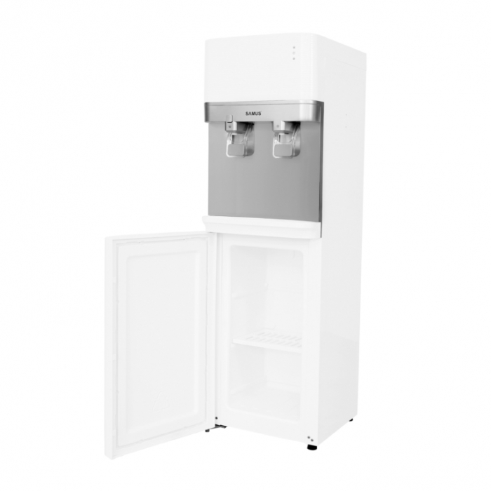 Dozator apa Samus WDST-252CWS, putere incalzire 500 W, debit maxim apa calda: 5 litri/h, compresor pentru racire, siguranta copii, Argintiu/Alb [4]