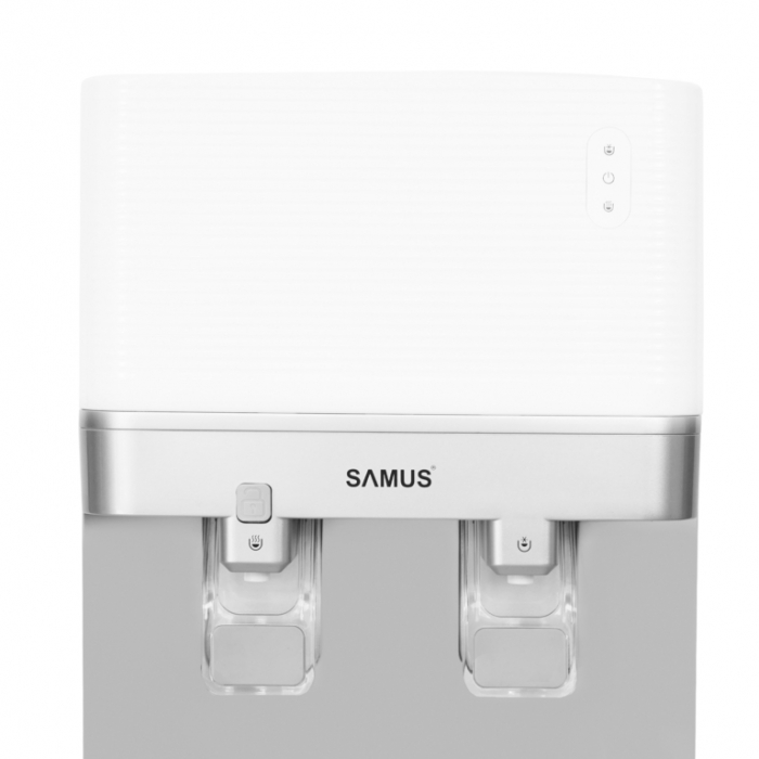 Dozator apa Samus WDST-252CWS, putere incalzire 500 W, debit maxim apa calda: 5 litri/h, compresor pentru racire, siguranta copii, Argintiu/Alb [3]