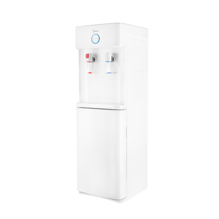 Dozator de apă încărcare superioară Midea, capacitate dozare >1.2L/min, rezervor apă rece: 2L, rezervor apă caldă: 0.8L, putere încălzire: 420W, putere răcire: 100W, depozitare 35L, bidoane compatibil [3]