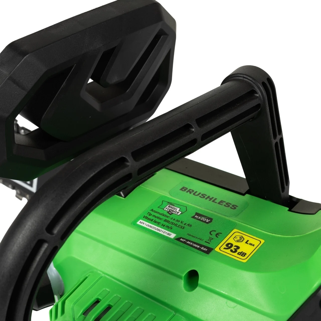Drujba electrica pe acumulator Micul Fermier, 2 Acumulatori 20V/4.0 Ah, Încărcător Dublu Loc,16" Brushless [11]