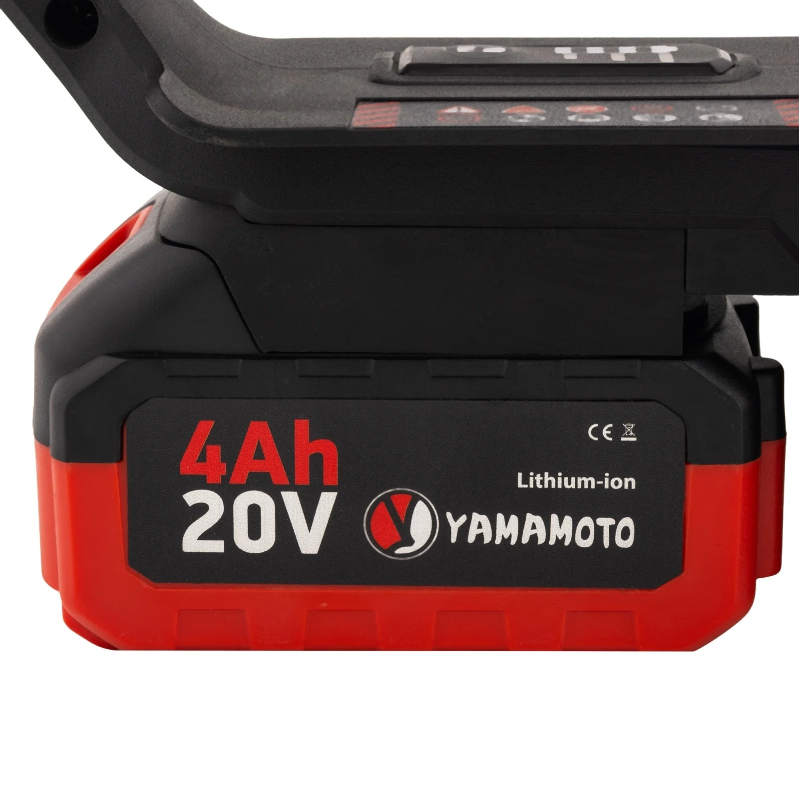 Drujbă Electrică pe Acumulator YM.126 Yamamoto – Motor Brushless, Lățime Lamei 14'', Acumulator 20V/4.0Ah, Întinzător Lanț Auto-Tensionat, Încărcător Inclus [8]