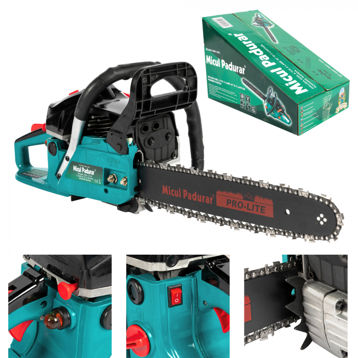 Drujba Micul Padurar 5200 52CC 2.7CP 2 lame16" si 2 lanturi, pornire rapida, GF-0847-S001-G03 [2]