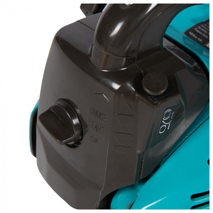 Drujba pentru constructii DETOOLZ DZ-D117-S001-G01, 2T, 25CC, 1.2CP, 9000 rpm, 2 lame si 2 lanturi [4]