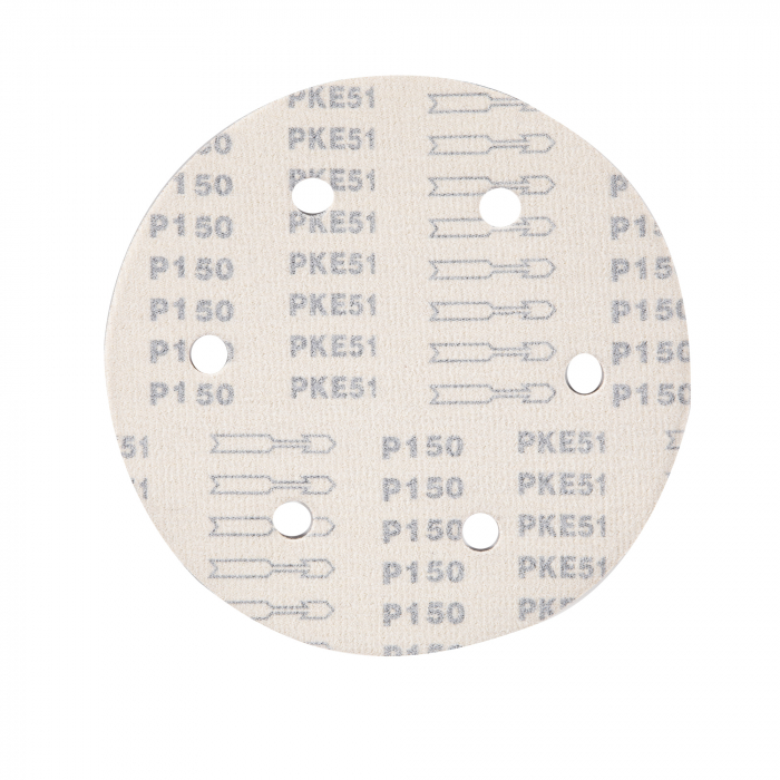 Set 10 hartie abraziva discuri / disc hartie abraziva P150 6 gauri 215mm  DZ-C270 [3]