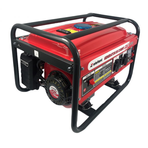 Generator pe Benzina Elefant ZH 2500, Monofazat, 2.2 kW, 230 V, 1 Cilindru, 4 timpi, Racire cu aer, Pornire electrica [2]