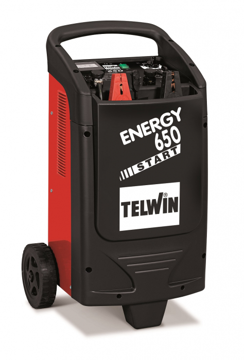 Robot pornire TELWIN ENERGY 650 START, Tensiunea de alimentare 400 V, Tensiune baterie 12 / 24V, 640 A [1]