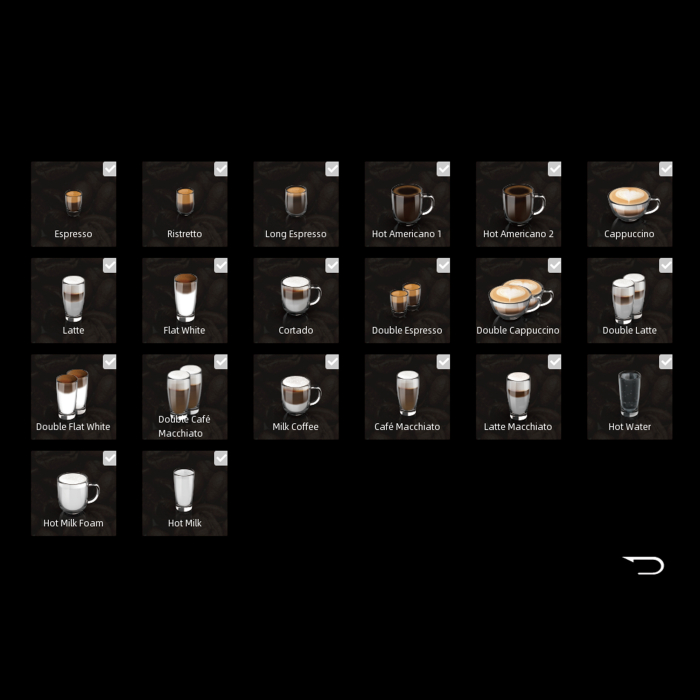 Espressor automat Samus Magnifique 19, Putere 1200-1450 W, 19 bari, Rezervor apa 1.7 L, Recipient cafea boabe 250 g, 20 tipuri bauturi, Inaltime reglabila duze cafea [10]