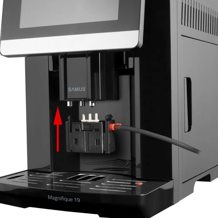 Espressor automat Samus Magnifique 19, Putere 1200-1450 W, 19 bari, Rezervor apa 1.7 L, Recipient cafea boabe 250 g, 20 tipuri bauturi, Inaltime reglabila duze cafea [7]