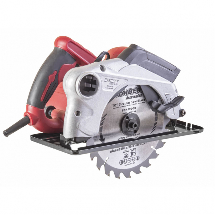 Ferastrau circular de mana ø190mm 1500W RD-CS22 Raider Power Tools [5]