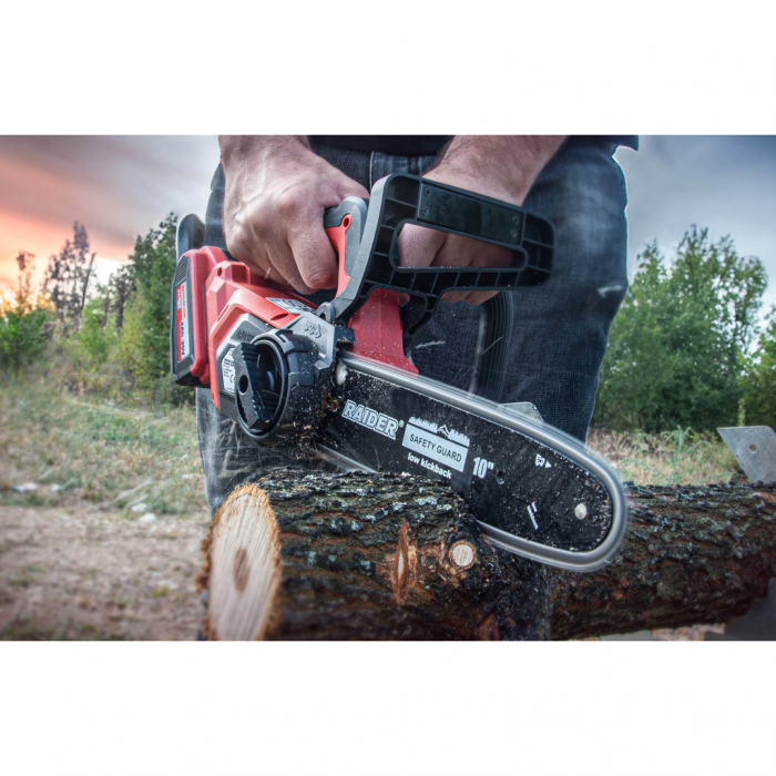 Ferăstrău Raider Industrial cu lanț fără perii, lama 255mm SDS, acumulator 4Ah, 20V, RDI-BCCS32 [2]