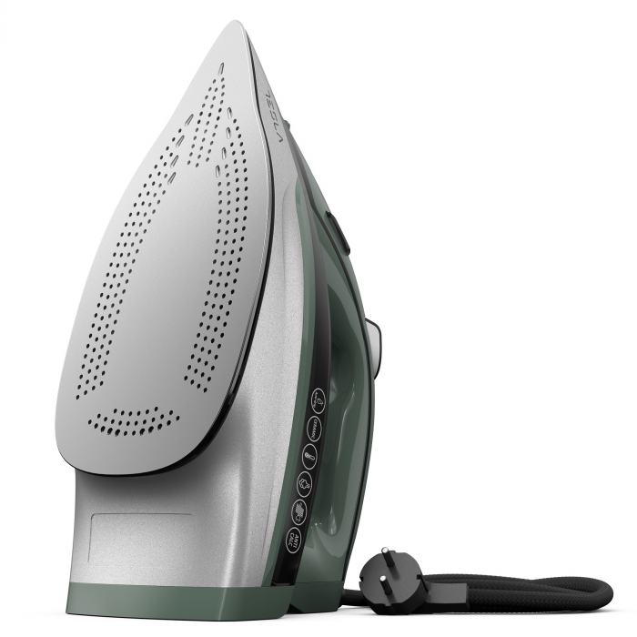 Fier de calcat cu iPump, Tesla IR600BGP, 3000 W, Sensor maner, Abur vertical, rezervor 400 ml, 65g/min, Autocuratare, Oprire automata, cablu 2.5 m, Verde [4]