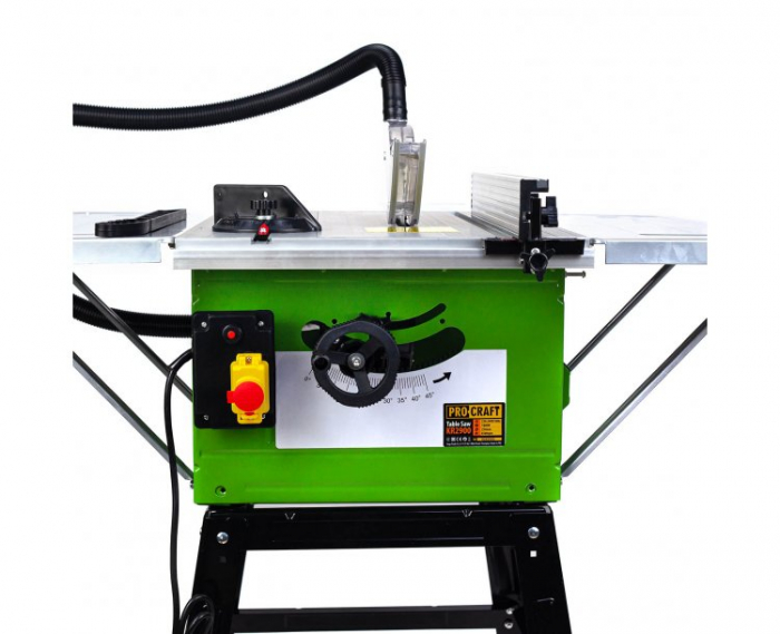Fierastrau circular stationar Procraft KR2900 disc 254 mm, 4500 rot min, taiere 45/90 [5]