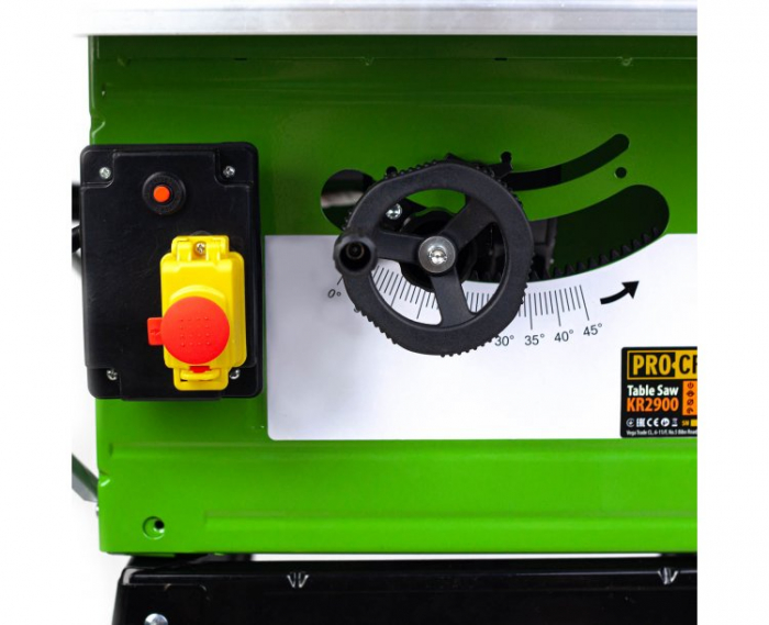 Fierastrau circular stationar Procraft KR2900 disc 254 mm, 4500 rot min, taiere 45/90 [6]