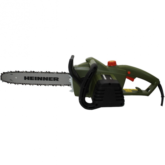 Drujba electrica (fierastrau) cu lant Heinner VDE002, 1800 W, 230 V, 35 cm lungime lama, 13.5 m/s viteza lant, 9.53 mm (3/8) pas lant [4]