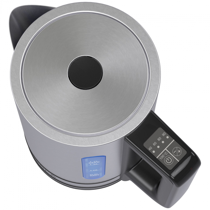 Fierbator Tesla KT550BXD, 1.7L, 2200W, control electronic, temperatura reglabila, oprire automata, Functie mentinere cald, Inox [4]