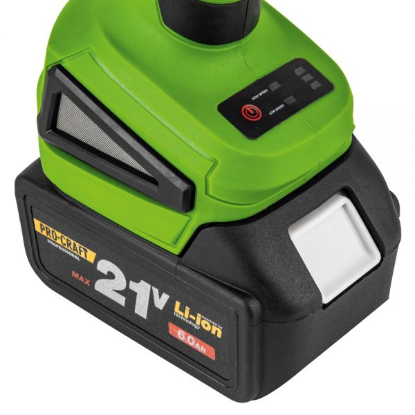 Flex pe acumulator Procraft PWA 216, 21V, 8500 RPM, 125 mm BRUSHLESS [4]