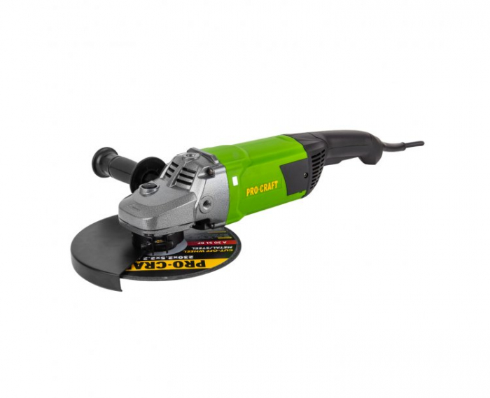 Flex Polizor Unghiular Procraft PW 2650, 2.65 kW, 6500 rpm, Panza 230 mm, pornire lenta [4]