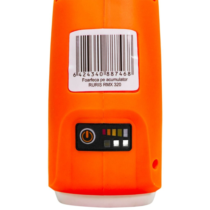 Foarfecă electrică de grădină RMX 320, 670W, fără perii, 32 mm, 2 acumulatori Li-Ion 16V 2Ah, display digital, tăiere rapidă, set complet cu accesorii, ușoară și eficientă [5]