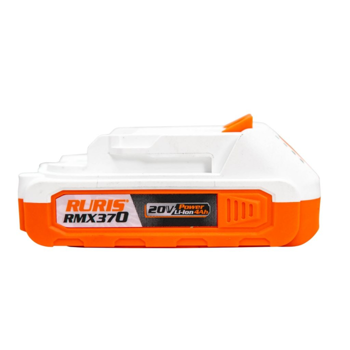 Foarfecă electrică de grădină RMX 370, 840W, fără perii, 37 mm, acumulator Li-Ion 20V 4Ah, tăiere rapidă, set complet cu accesorii, puternică și eficientă [7]