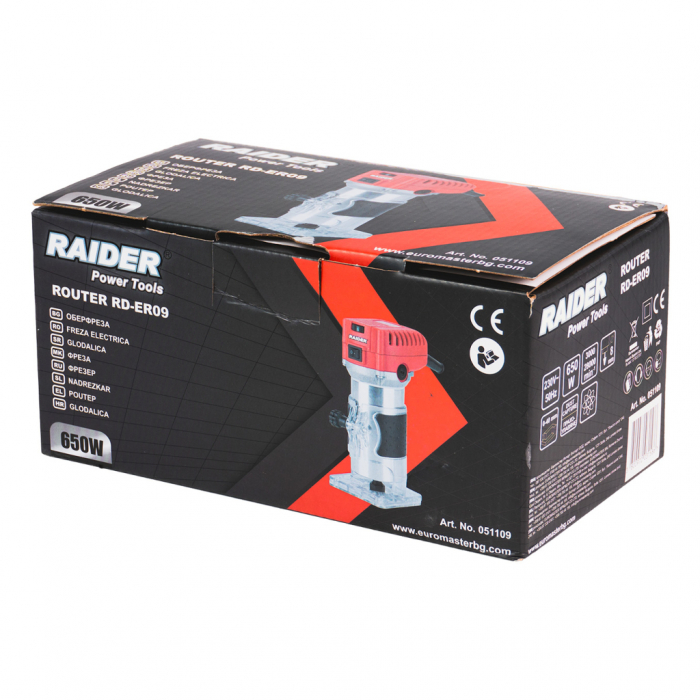 Freza electrica pentru prelucrarea lemnului 650W 8mm 3000-28000min-1 RD-ER09 [6]