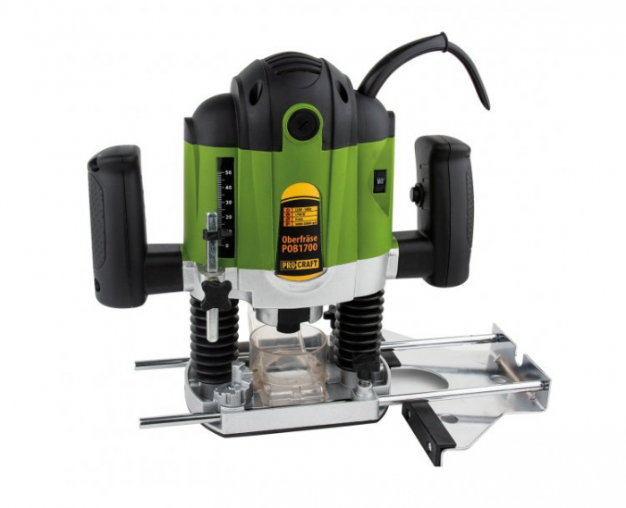 Freza lemn ProCraft POB1700, 1200 W, 2600 Rpm cu 12 freze pentru lemn incluse in pachet [3]