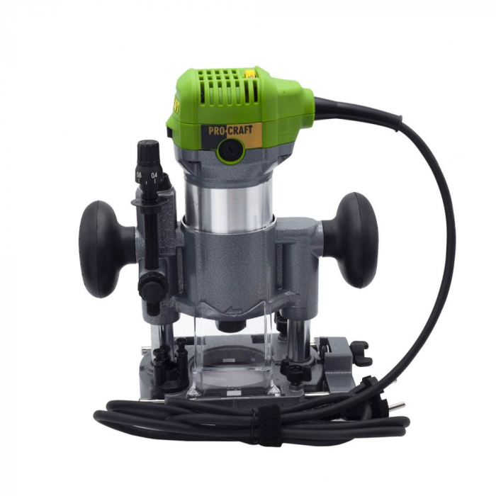Freza lemn ProCraft POB980, 710W, 33000 Rpm, 3 Baze incluse [2]