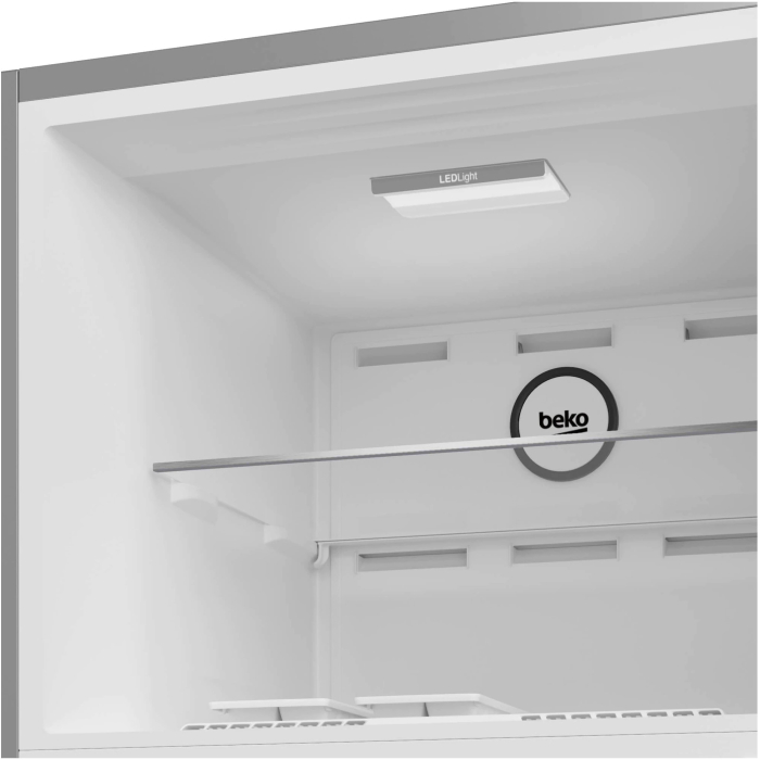 Frigider cu doua usi Beko B5RDNE504LDM, 477 L, HarvestFresh, AeroFlow, Everfresh+, No Frost, Slim tank water dispenser, Display, Clasa E H 186.5 cm, Glossy Grey [5]