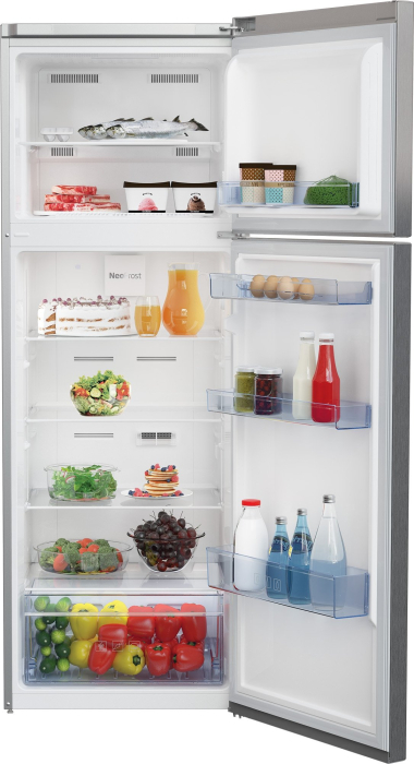 Frigider cu doua usi Beko RDNE350K30WN, 313 L, NeoFrost Dual Cooling, HarvestFresh, AeroFlow, Display, Compresor ProSmart Inverter, Clasa F, H 172 cm, Alb [3]