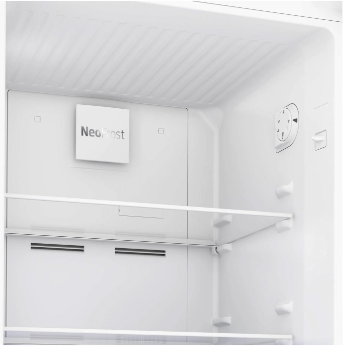 Frigider cu doua usi Beko RDNE350K40XBN, 313 l, NeoFrost Dual Cooling, HarvestFresh Compresor ProSmart Inverter, Clasa E, H 172 cm, Metal Look [5]