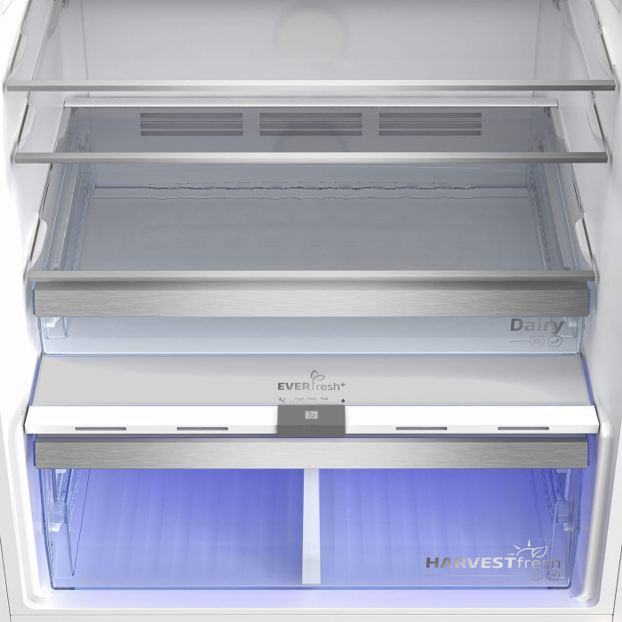Frigider cu doua usi Beko RDNE650E40ZXBRN, 630 l, NeoFrost Dual Cooling, Multi mode, Touch control, Compresor ProSmart Inverter, HarvestFresh, AeroFlow, Clasa E, H 187 cm, Dark Inox [7]
