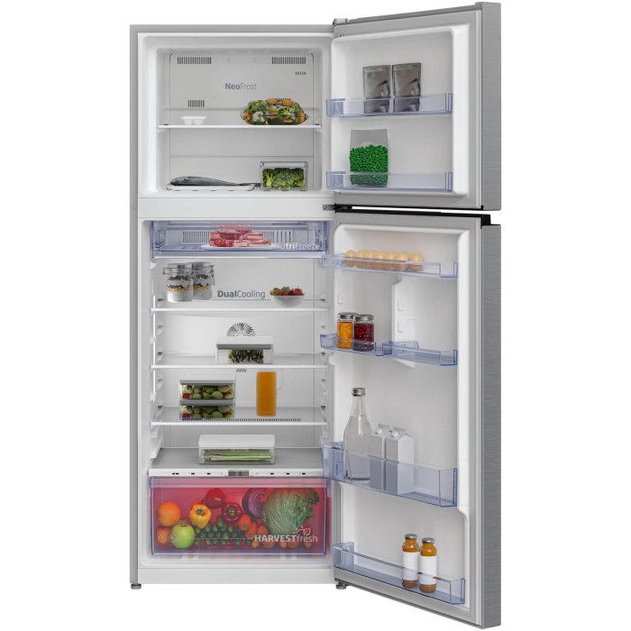 Frigider cu doua usi Beko RDNT401E40SZXBN, 375 l, NeoFrost Dual Cooling, HarvestFresh, NutriFreeze, Display touch control, No Frost Freezer, Clasa E, H 172 cm, Inox [5]