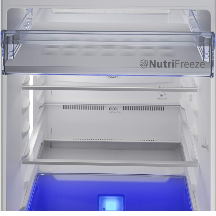Frigider cu doua usi Beko RDNT401E40SZXBN, 375 l, NeoFrost Dual Cooling, HarvestFresh, NutriFreeze, Display touch control, No Frost Freezer, Clasa E, H 172 cm, Inox [8]