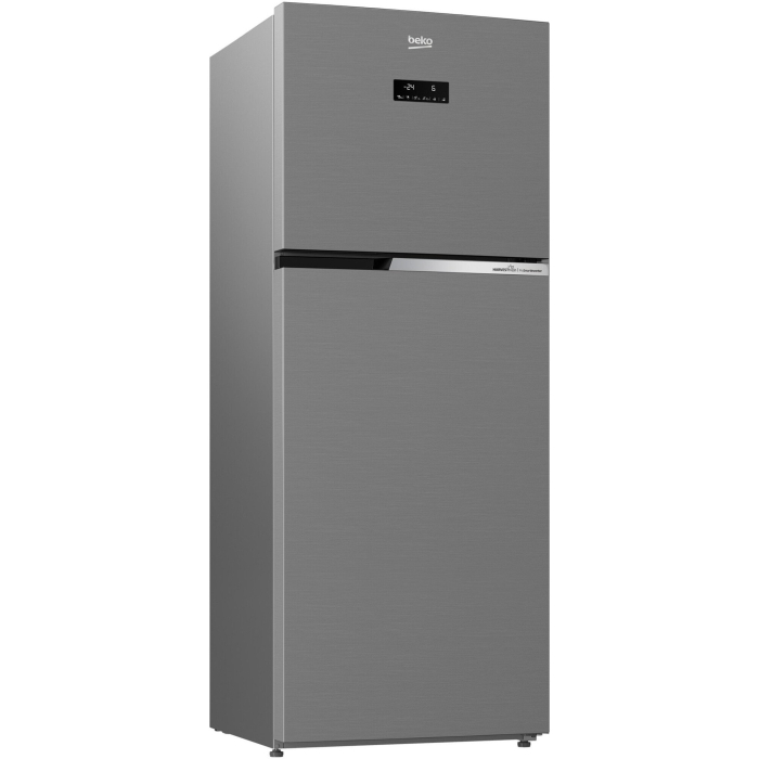 Frigider cu doua usi Beko RDNT401E40SZXBN, 375 l, NeoFrost Dual Cooling, HarvestFresh, NutriFreeze, Display touch control, No Frost Freezer, Clasa E, H 172 cm, Inox [2]