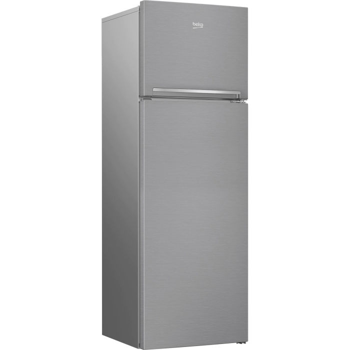 Frigider cu doua usi Beko RDSA310M30XBN, 306 l, Clasa F, Cooling Fan, Consum anual energie (kWh): 260 kWh,  Safety Glass, H 175 cm, Metal Look [2]